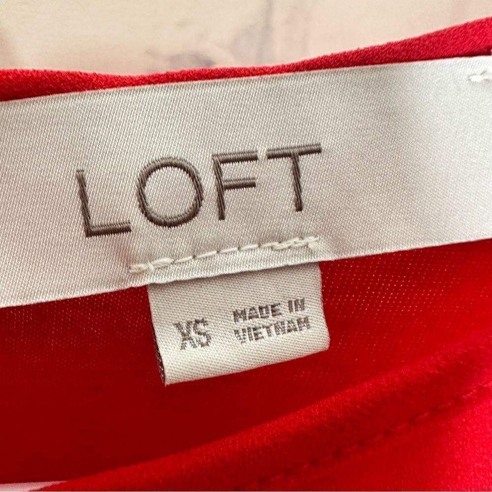 Loft XS red top - Picture 4 of 5